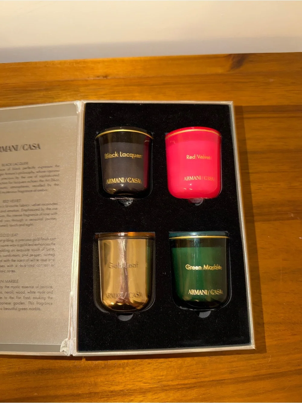 GIORGIO ARMANI / CASA - Pegasus Candle Set w/ Certificate